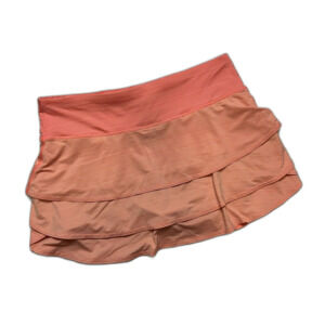 Athleta Womens Skort Size Large Swagger Tiered Striped Dot Pickleball Tennis